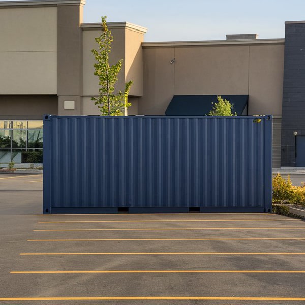 we offer optional shelving and rack systems for our commercial storage containers to maximize organization and storage space