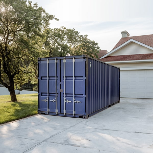 it depends on the size and location, but in general, residential storage containers may require permits for placement on your property